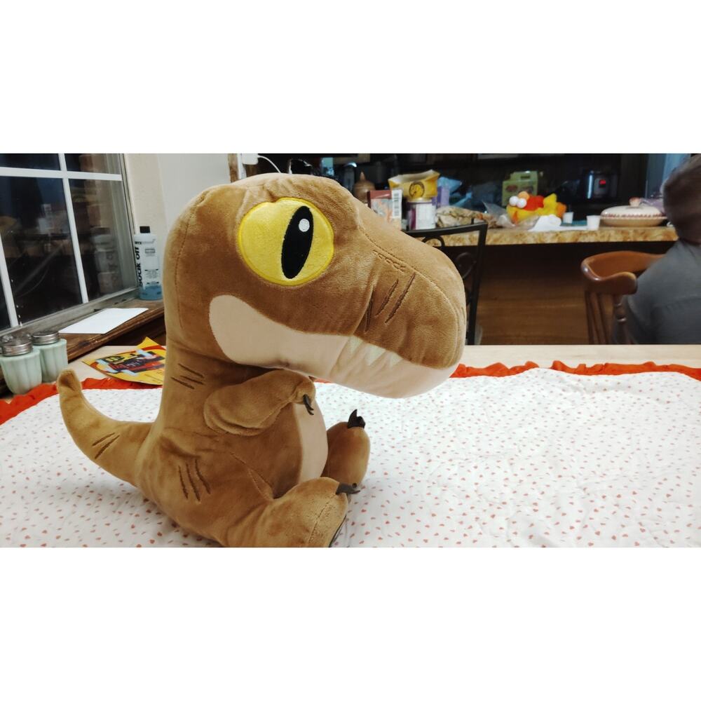14" Jurassic Park Brown T-Rex Plush